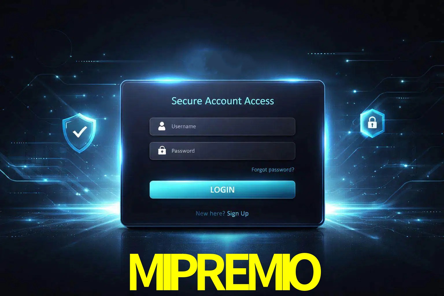 Pantalla de inicio de sesión de cuenta MIPREMIO para usuarios en México